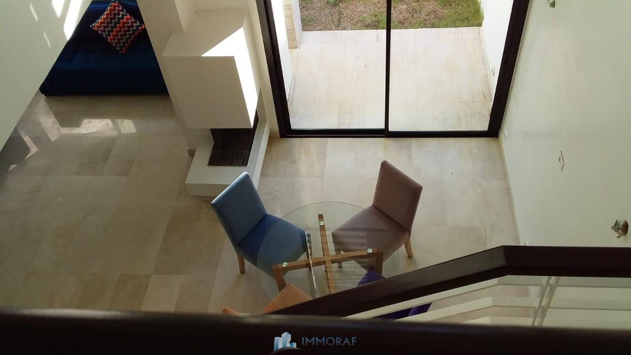 Location D&rsquo;un DUPLEX à Bouskoura Casablanca