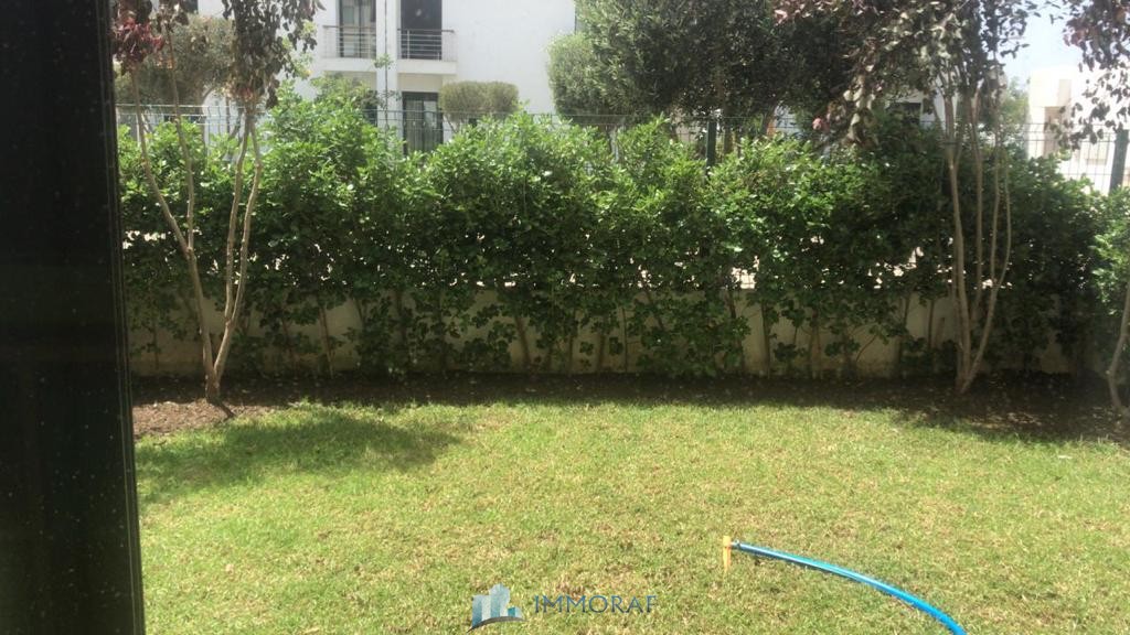 Location Appartement rez de jardin Meublé Bouskoura